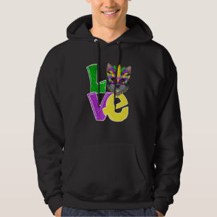 Sudadera Me encanta Mardi Gras Costume Yorkshire Terrier Do