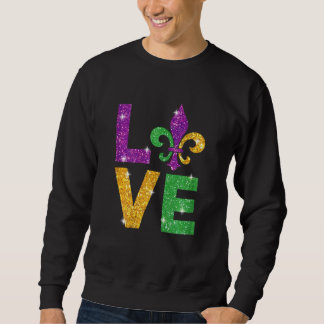 Sudadera Me Encanta Mardi Gras Mardi Gras Tee Para Mujeres 