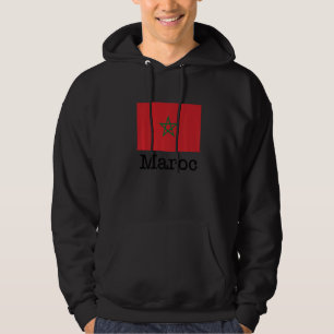Sudadera Me encanta Maroc Guay Marruecos Bandera Ilustracio