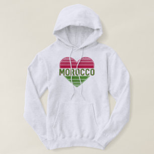 Sudadera Me encanta Marruecos, el corazón marroquí