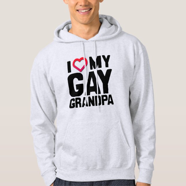 SUDADERA ME ENCANTA MI ABUELO GAY - (Anverso)