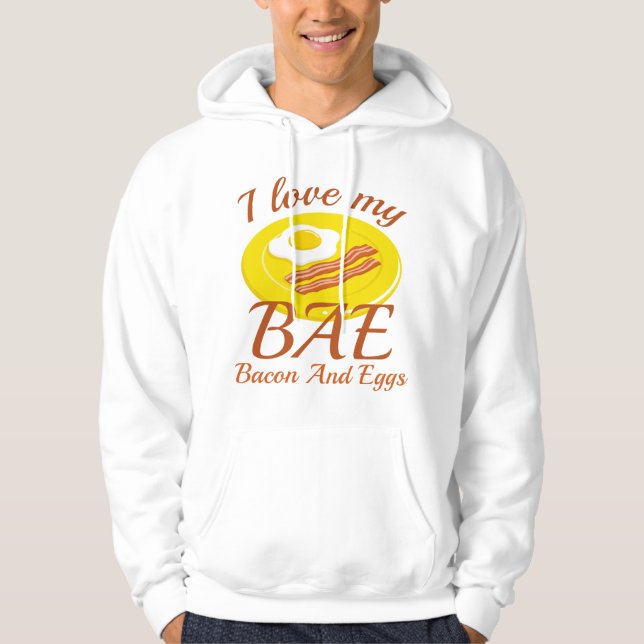 Sudadera Me encanta mi BAE (Anverso)
