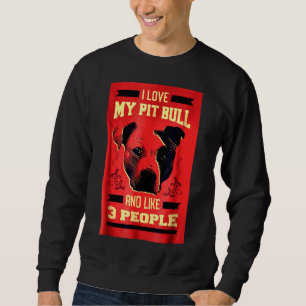 Sudadera Me encanta mi Bulldog de Pitbull Funny