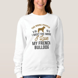 Sudadera Me encanta mi Bulldog francés