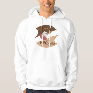 Sudadera Me encanta mi café retro Java