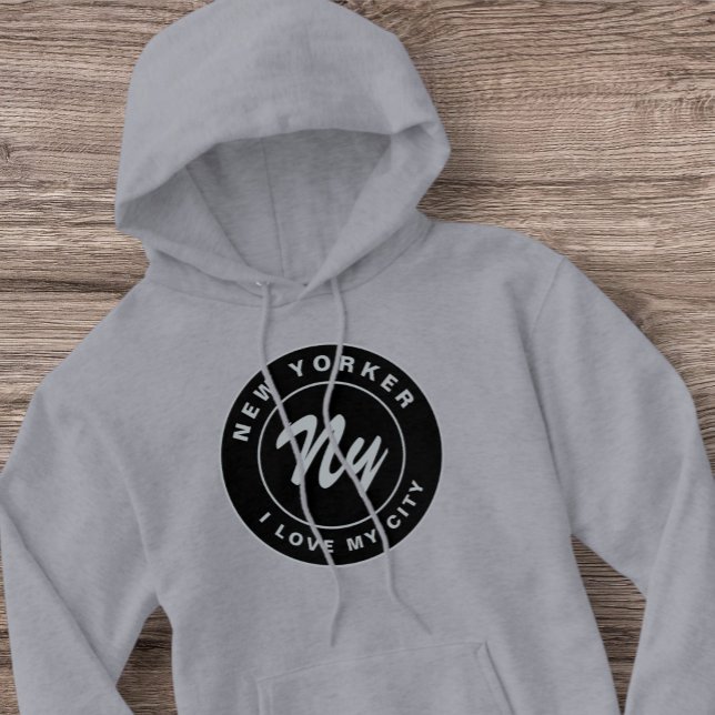 Sudadera Me encanta mi ciudad neoyorquina Empire Stater Ret (Subido por el creador)