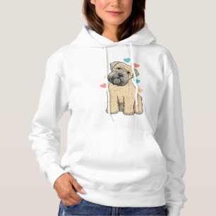 Sudadera Me Encanta Mi Corazón De Perro Tradicional De Llan