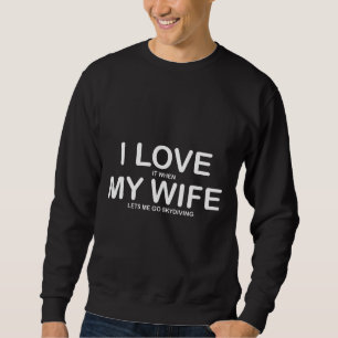 Sudadera Me Encanta Mi Esposa Funny Skydiving Premium