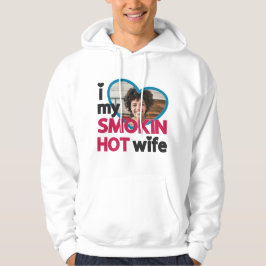 Sudadera Me encanta mi foto de una mujer ahumada y caliente