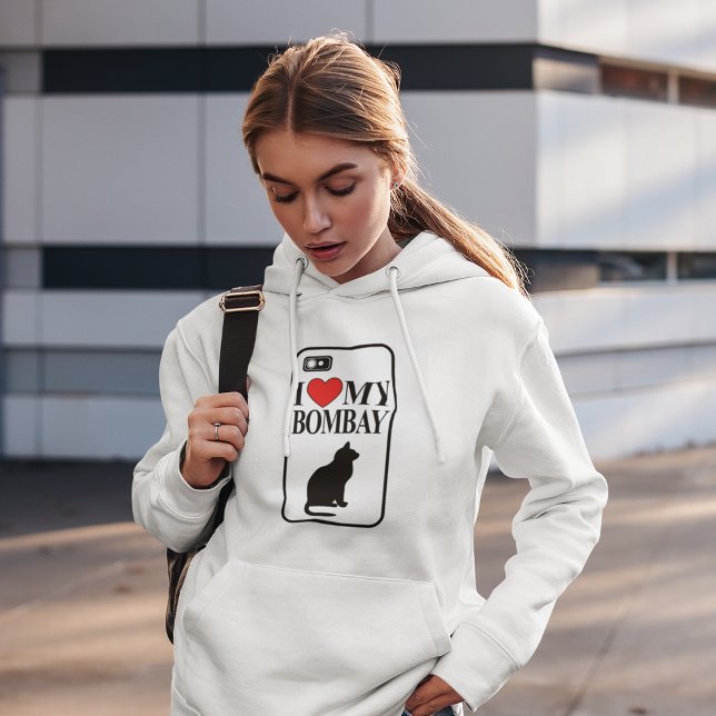 Sudadera Me encanta mi gorra de Bombay (Subido por el creador)