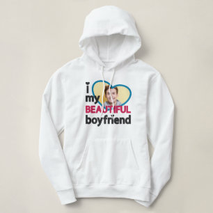 Sudadera Me encanta mi hermosa foto de personalizado de nov