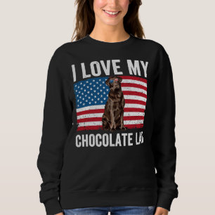 Sudadera Me encanta mi laboratorio de chocolate