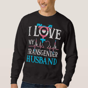 Sudadera Me encanta mi marido transgénero Lgbt Gay Lesbian