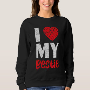 Sudadera Me Encanta Mi Mejor Amigo Por Siempre Amistad Bf