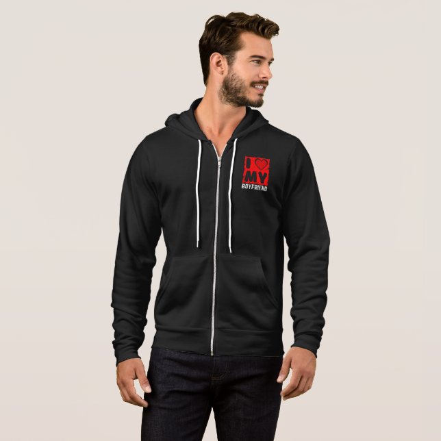 Sudadera me encanta mi novio (Anverso completo)