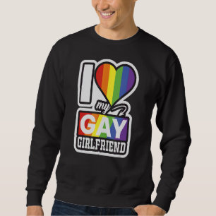 Sudadera Me Encanta Mi Orgullo Divertido Gay Girlfriend