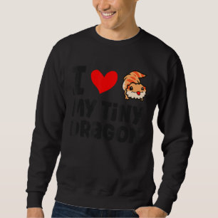Sudadera Me Encanta Mi Pequeño Dragón Reptile Pogona Lizard
