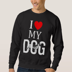 Sudadera Me encanta mi perro Pastor alemán guardián perro g