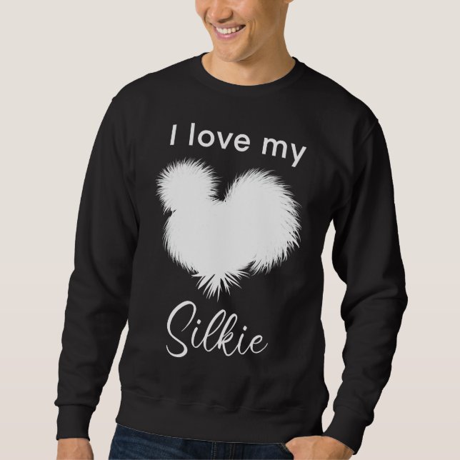 Sudadera Me encanta mi Pollo Silkie (Anverso)