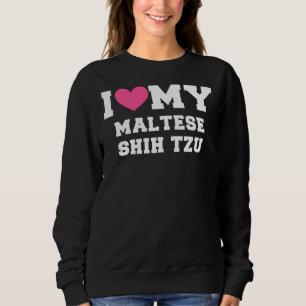 Sudadera Me Encanta Mi Raza De Perro Shih Tzu En Malta