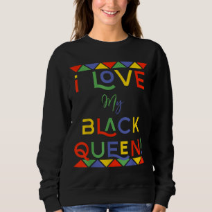 Sudadera me encanta mi reina negra novio afroamericano g