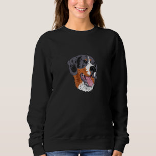 Sudadera Me encanta mi retrato de Bonito de perro de montañ