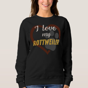 Sudadera Me encanta mi Rottweiler 2