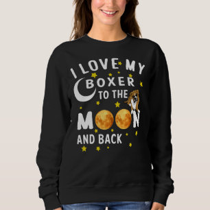 Sudadera Me Encanta Mi Rottweiler A La Luna Y