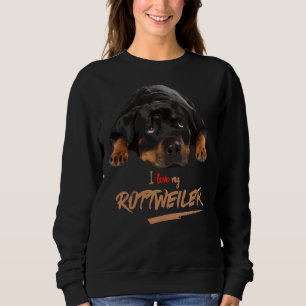 Sudadera Me Encanta Mi Rottweiler Especialmente Por Rottwei