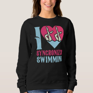 Sudadera Me encanta nadar sincronizado 1