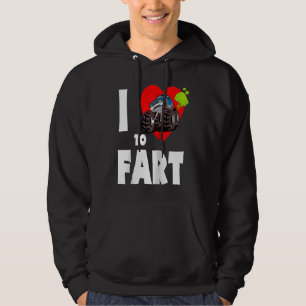 Sudadera ¡Me encanta peerse! Camión monstruo peéndose Me en