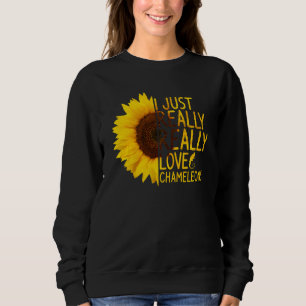 Sudadera Me Encanta Realmente El Girasol De Las Mujeres De 