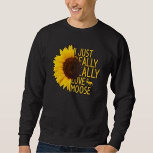 Sudadera Me Encanta Realmente El Sol De Las Mujeres De Moos