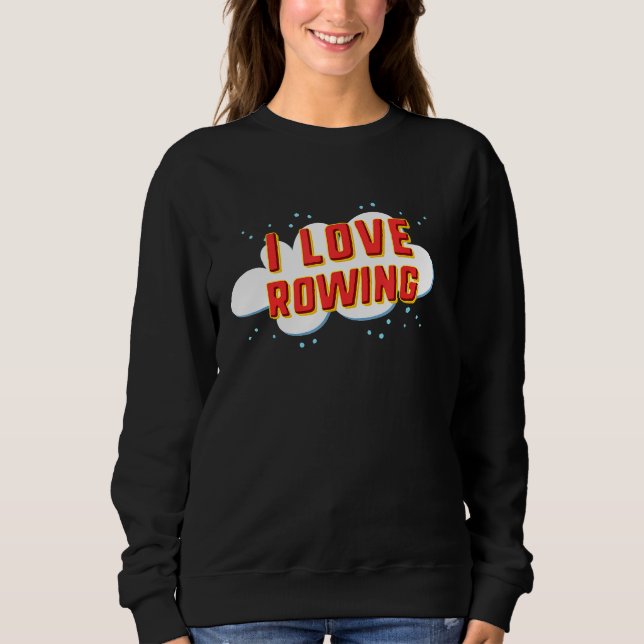 Sudadera Me encanta remar 7 (Anverso)