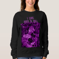 Me encanta Rock N Roll Electric Guitarra Pintando