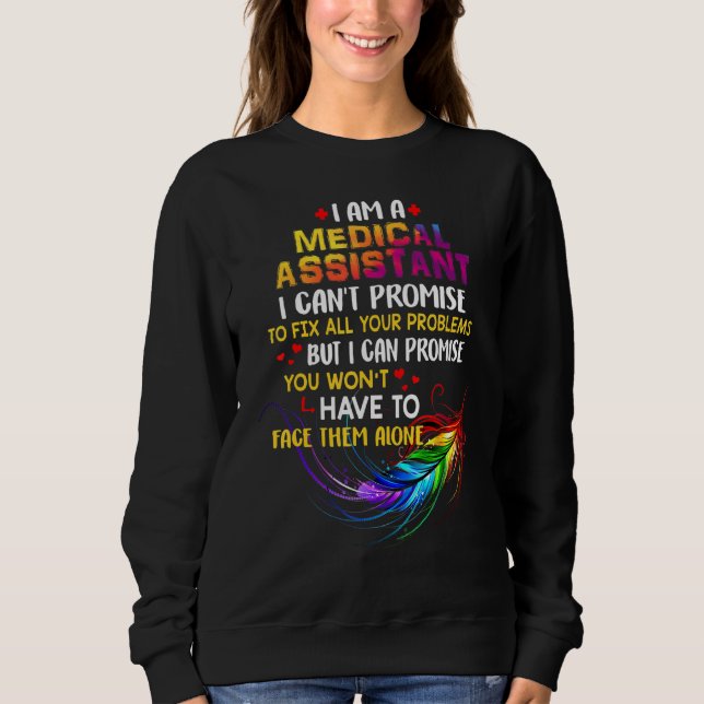 Sudadera Me Encanta Ser Asistente Médico (Anverso)