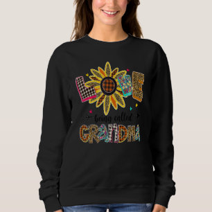 Sudadera Me Encanta Ser Llamada Abuela Nana Gigi Girasol