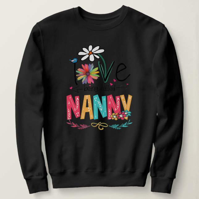 Sudadera Me Encanta Ser Llamada Regalos De Día de la Madre  (Anverso del diseño)