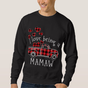 Sudadera Me encanta ser un Camión Rojo MAMAW con valentin c