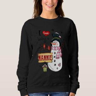 Sudadera Me Encanta Ser Un Navidad De Niñas Y Noches Gracio