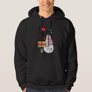 Sudadera Me Encanta Ser Una Abuela Navidades De Snowman Fun