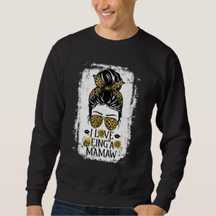Sudadera Me Encanta Ser Una Mujer De Mamaw Abuela De Abeja