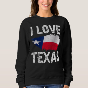 Sudadera Me encanta Texas Sayings Orgullo Texan Patriótico