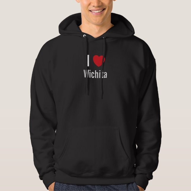 Sudadera Me encanta Wichita Black Sweatshirt (Anverso)