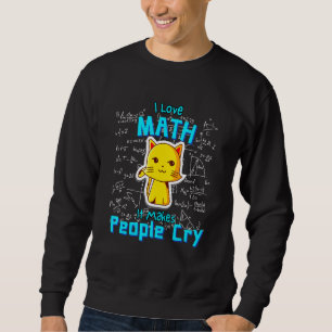 Sudadera Me encantan las matemáticas maestras del humor del