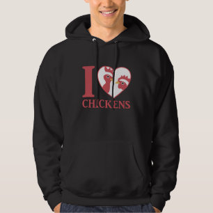 Sudadera Me Encantan Las Pollas Cutas De Pollos En Rooster