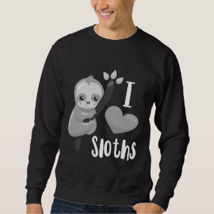 Sudadera Me encantan las tragamonedas Nap Sloth Lazy Sleepi