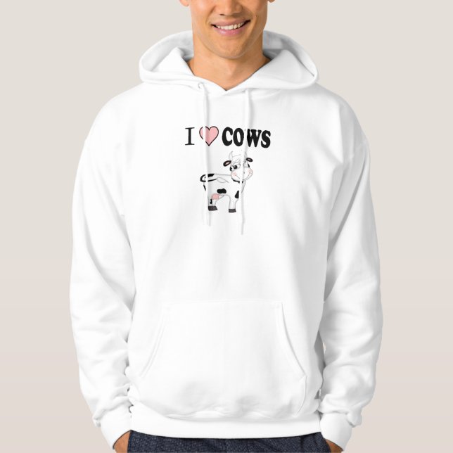 Sudadera Me encantan las vacas (Anverso)