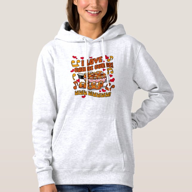 Sudadera ¡Me encantan los cuajos de queso! (Anverso)
