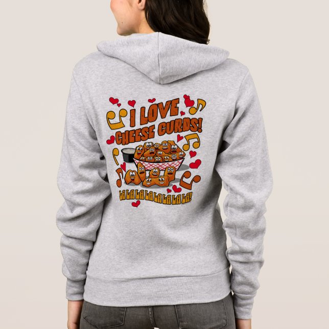 Sudadera ¡Me encantan los cuajos de queso! (Reverso)
